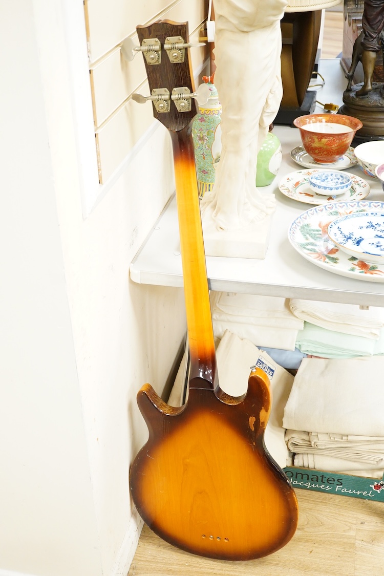 A Gibson Ripper bass guitar s/n 101536, c.1975 in Tobacco Sunburst finish (672 examples only produced in this finish), understood to have been owned by Rick Danko of The Band, with a soft gigging case with shoulder strap